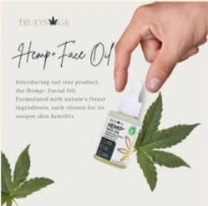 Truly Sage hemp face oil launch post